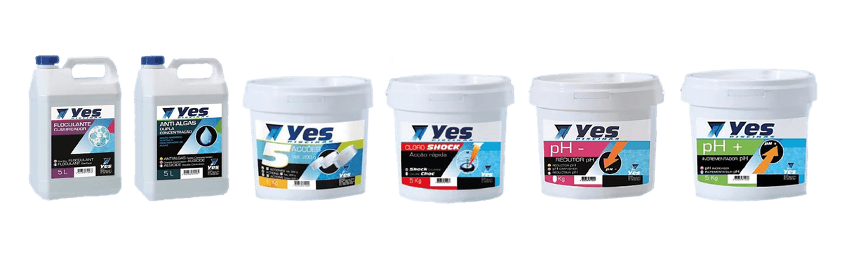 Produtos químicos para piscina